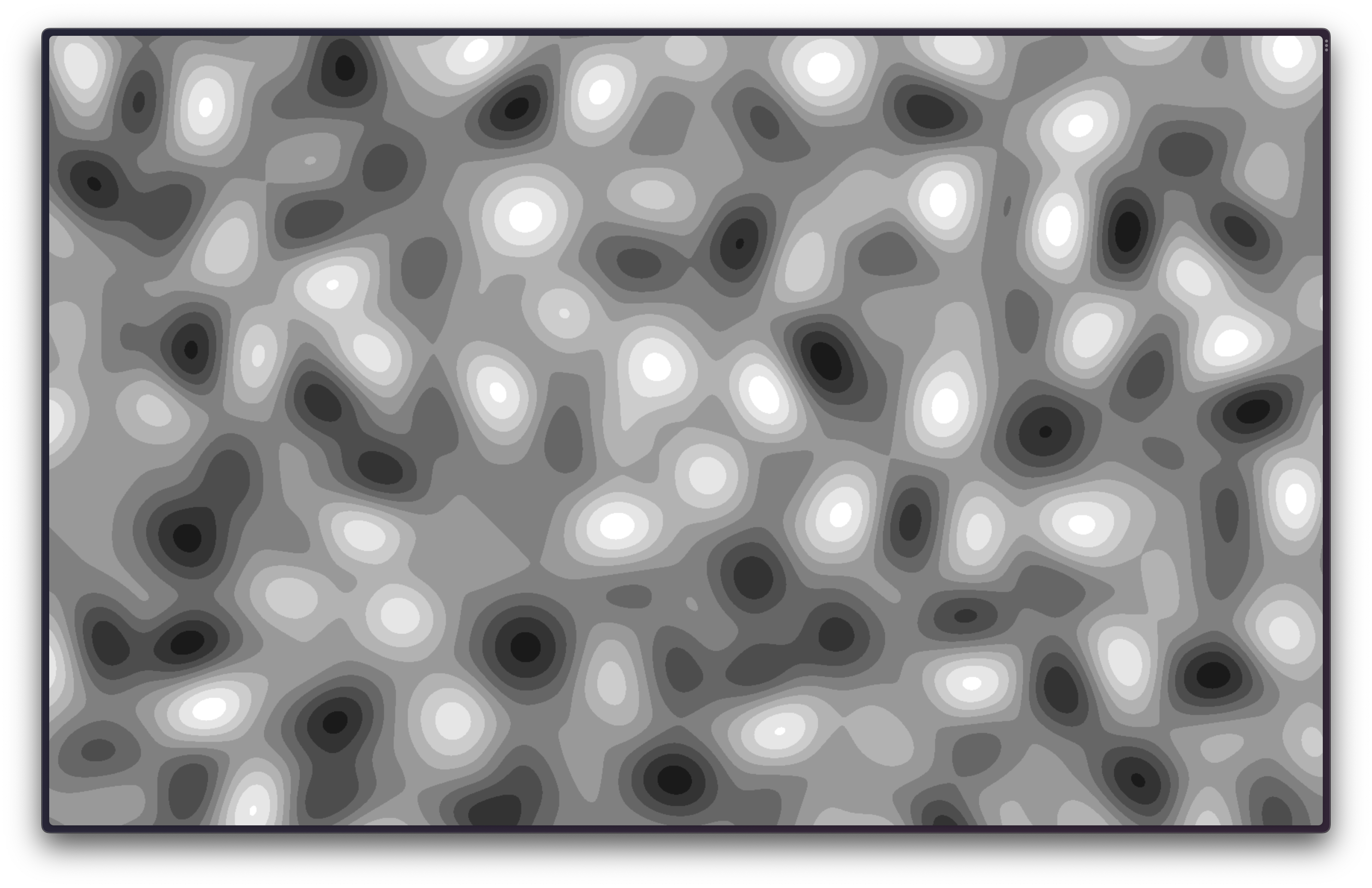 Fragment shader with normalized, posterized Perlin noise